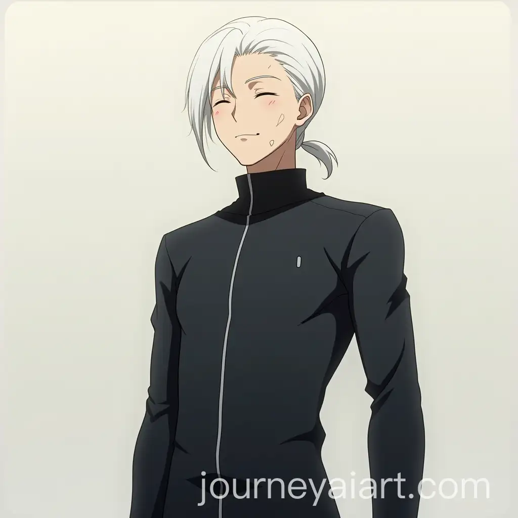 Albino-Man-with-Snake-Markings-in-Modern-Jujutsu-KaisenInspired-Uniform