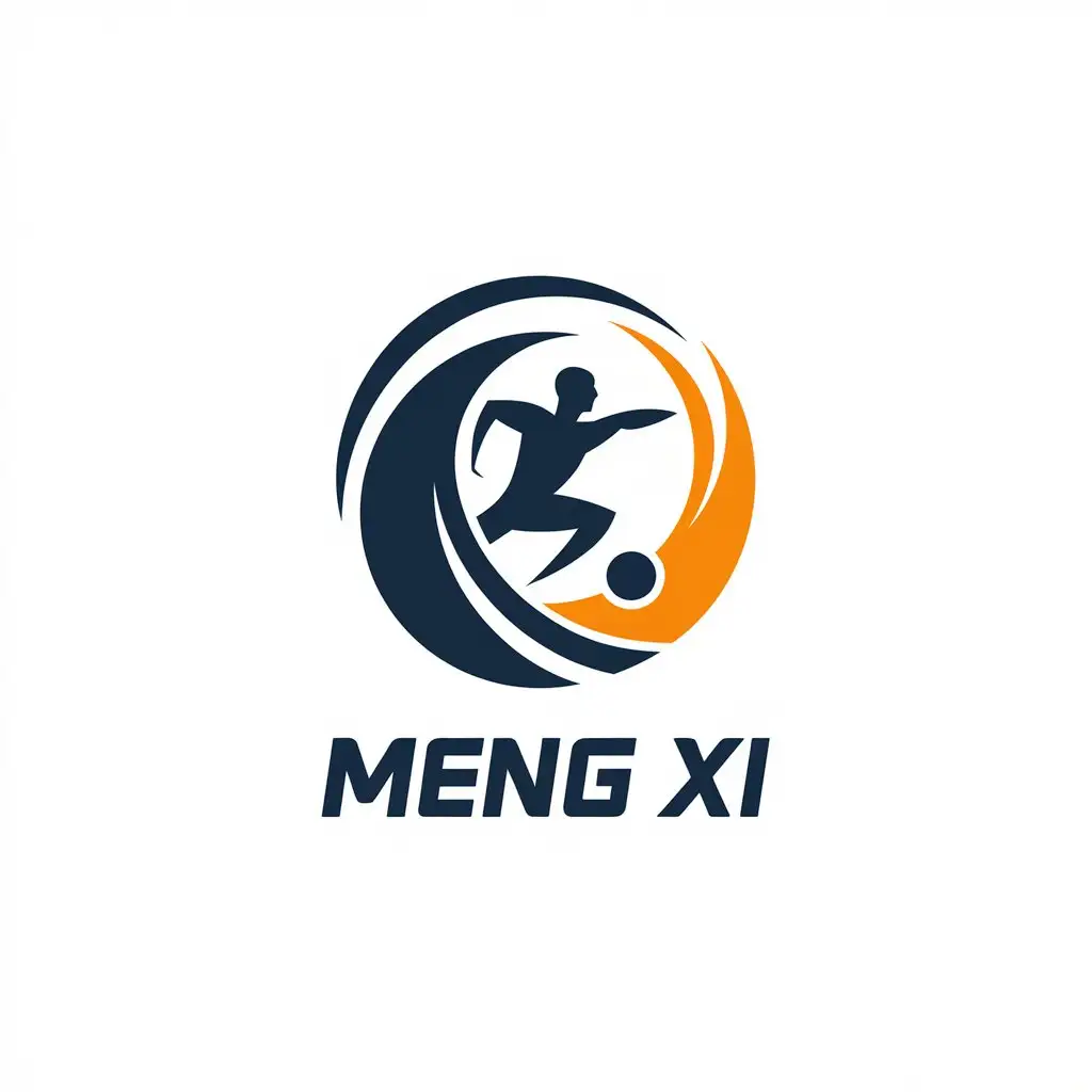 LOGO-Design-for-Meng-Xi-Athletic-Sports-Equipment-and-Spirit-in-Sports-Fitness-Industry