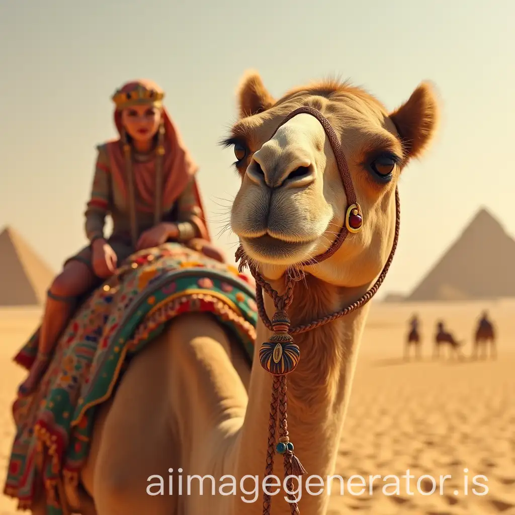 Fabulous-Egyptian-Welcome-with-Camel-in-Background