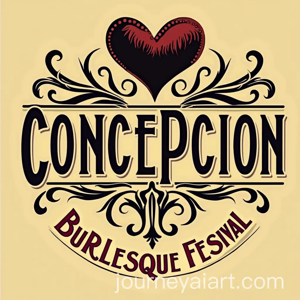 Vintage-Logo-Design-for-Concepcion-Burlesque-Festival