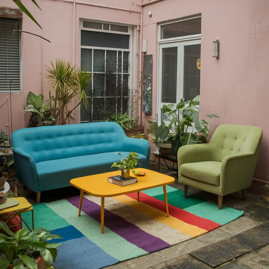 Vibrant-Living-Room-in-a-Cozy-Small-House