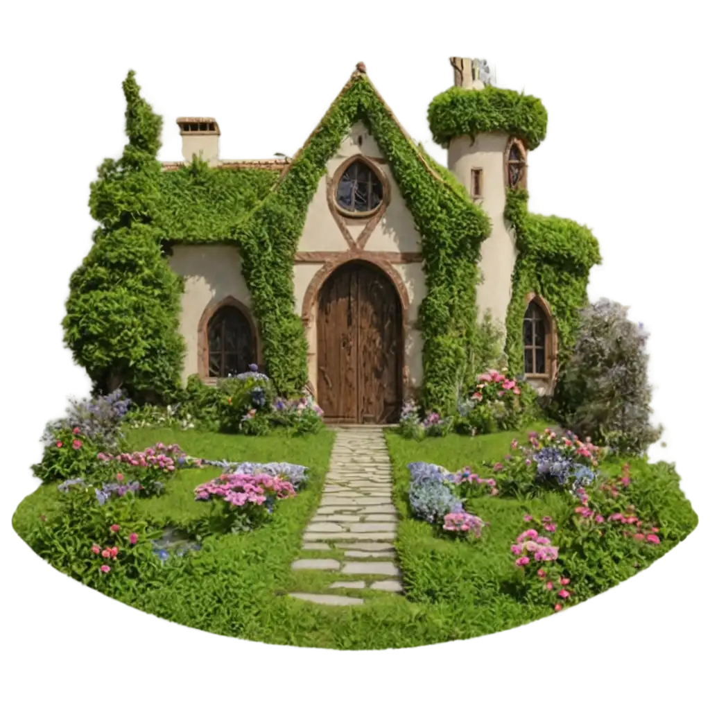 House-of-the-Enchanted-Garden-PNG-Magical-Visuals-for-HighQuality-Designs