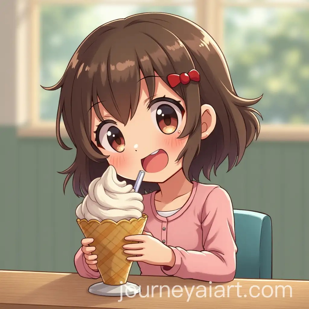 Woman-Enjoying-Ice-Cream-onAI-Image-Prompt-Expansion-a-Sunny-Day