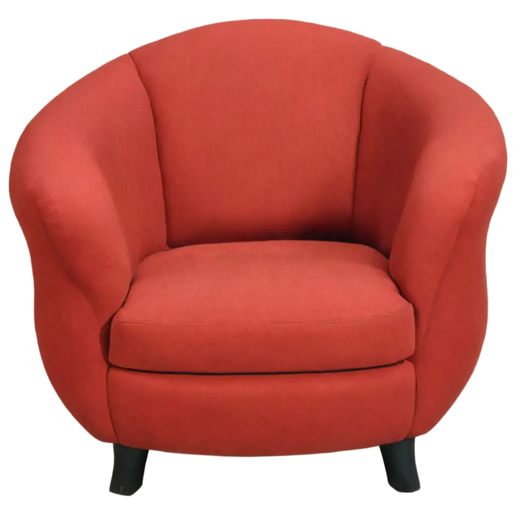 Red-Sofa-Chair-PNG-Image-High-Quality-Transparent-Background-for-Versatile-Use