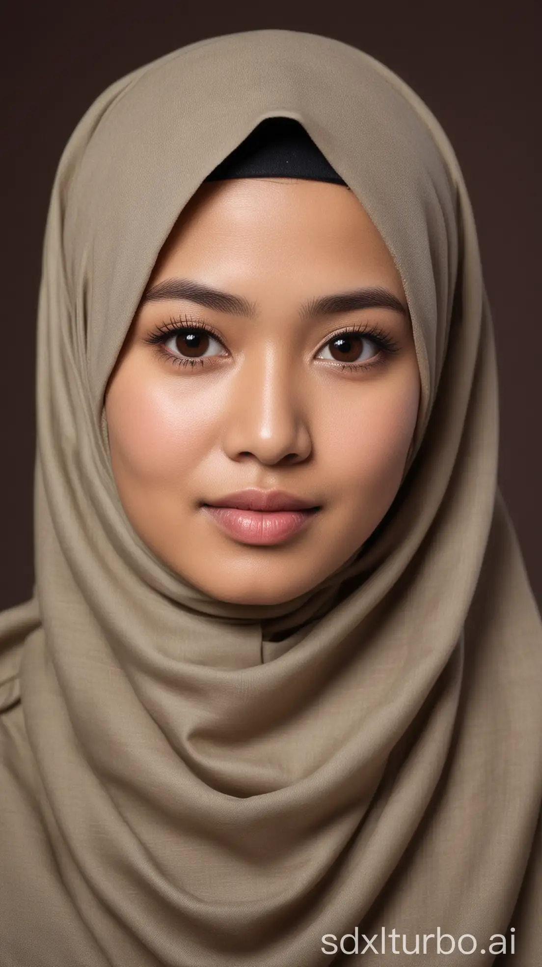 Portrait-of-an-Indonesian-Woman-Wearing-a-Hijab