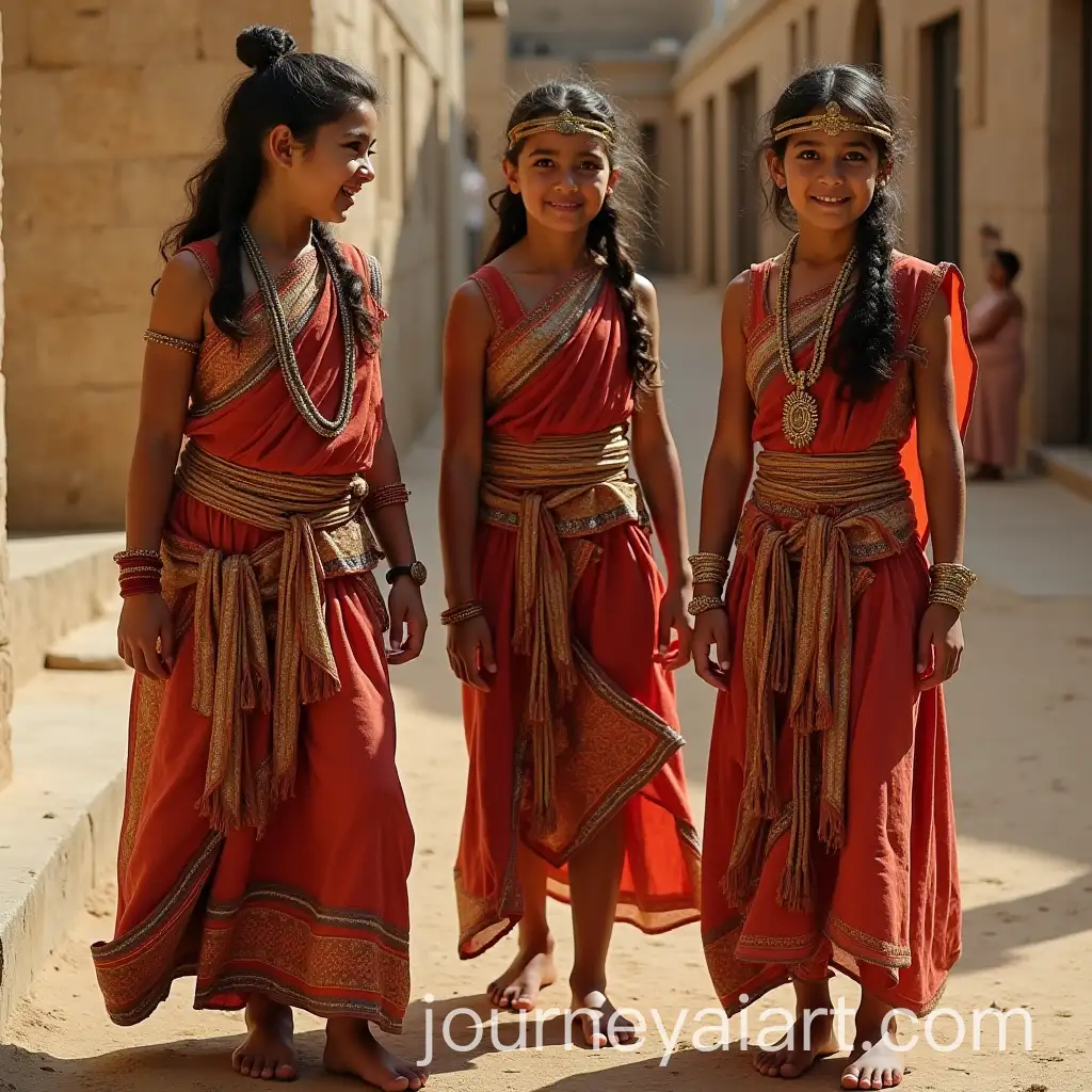 Minoan-Girls-in-Traditional-Full-Body-Costumes