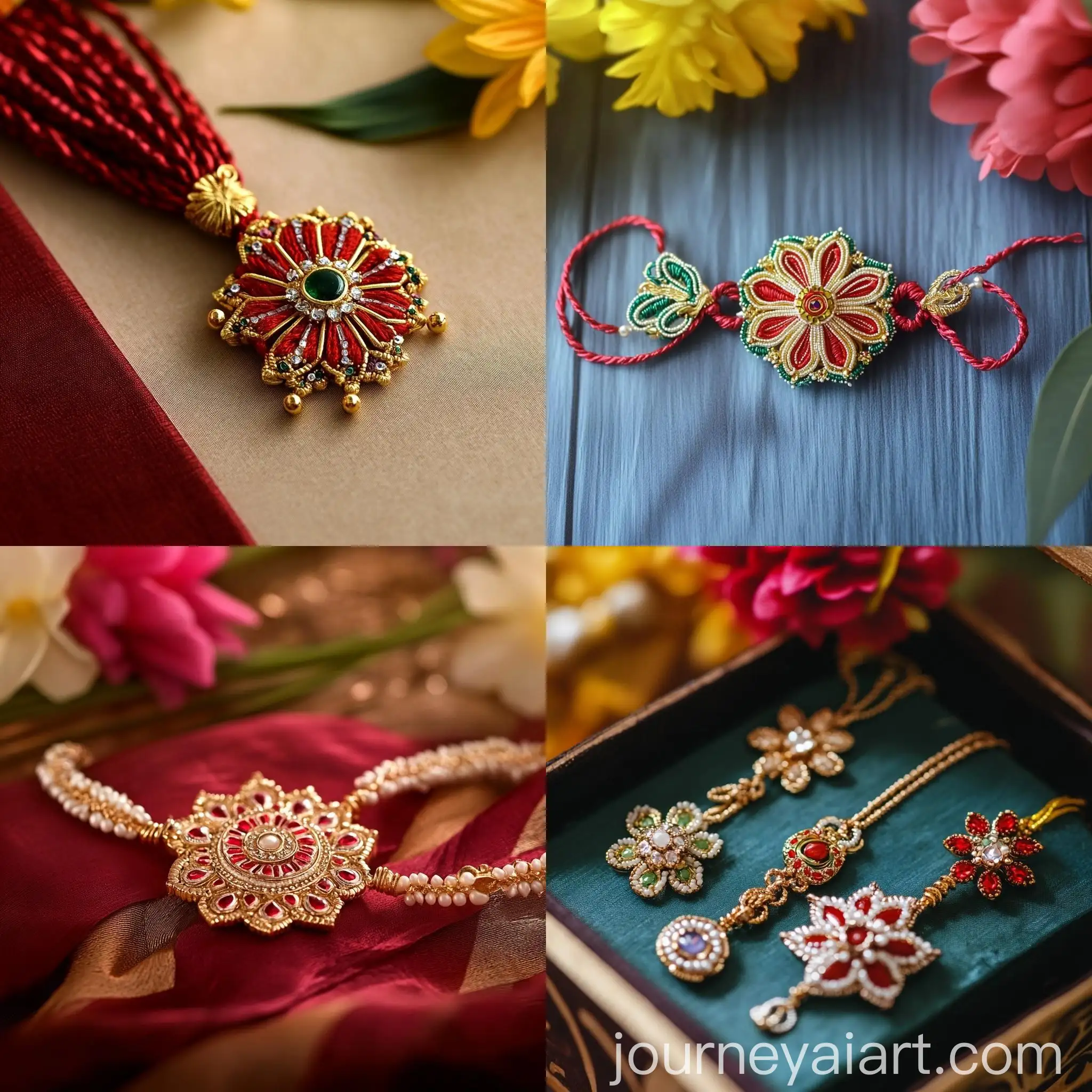 Celebrating-Raksha-Bandhan-Colorful-Rakhi-Ceremony-from-Above