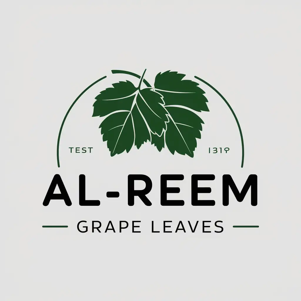 LOGO-Design-For-AlReem-Grape-Leaves-Elegant-Vector-Design-with-Grape-Leaves-Symbol