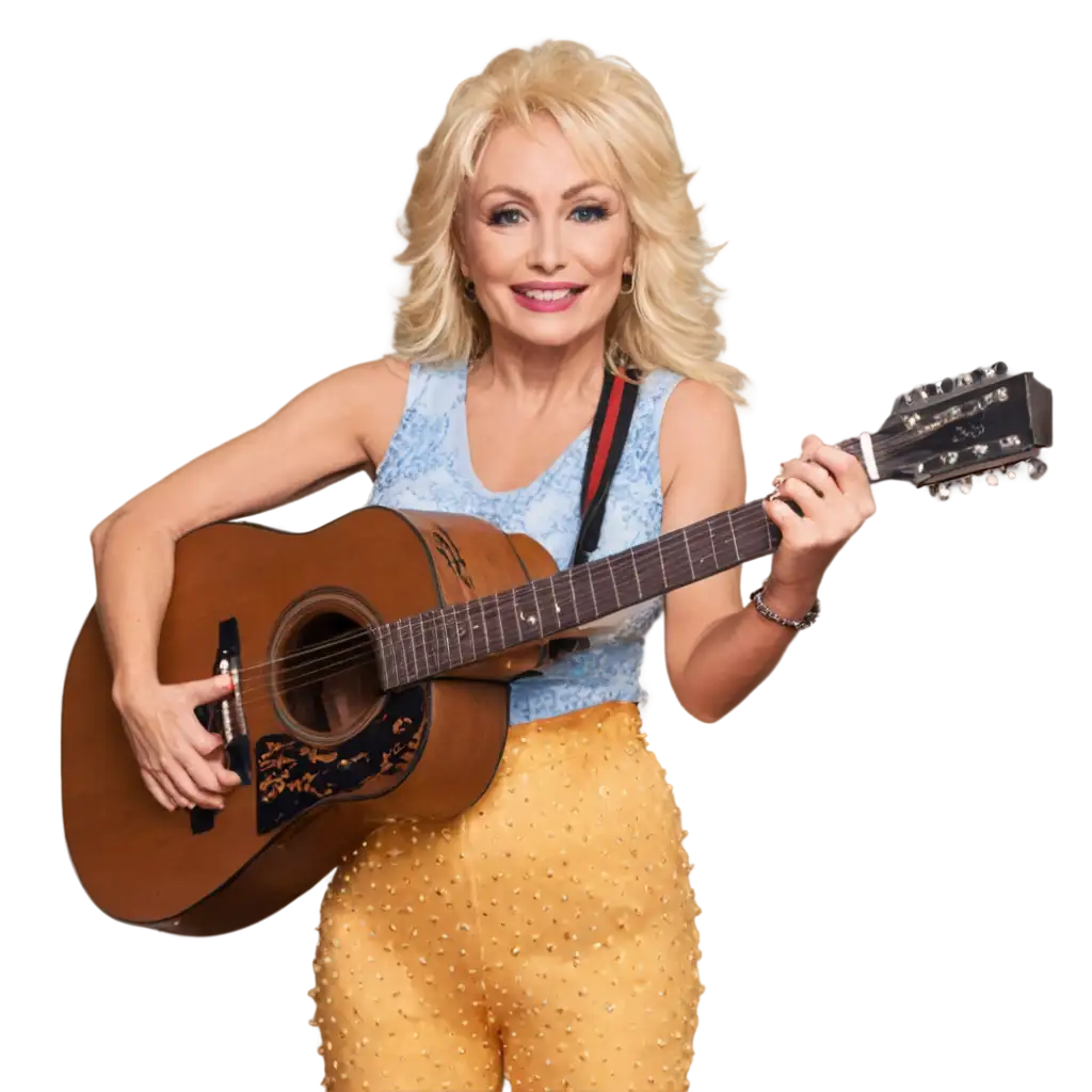 Dolly-Parton-PNG-Image-HighQuality-Transparent-Artwork-for-Versatile-Use