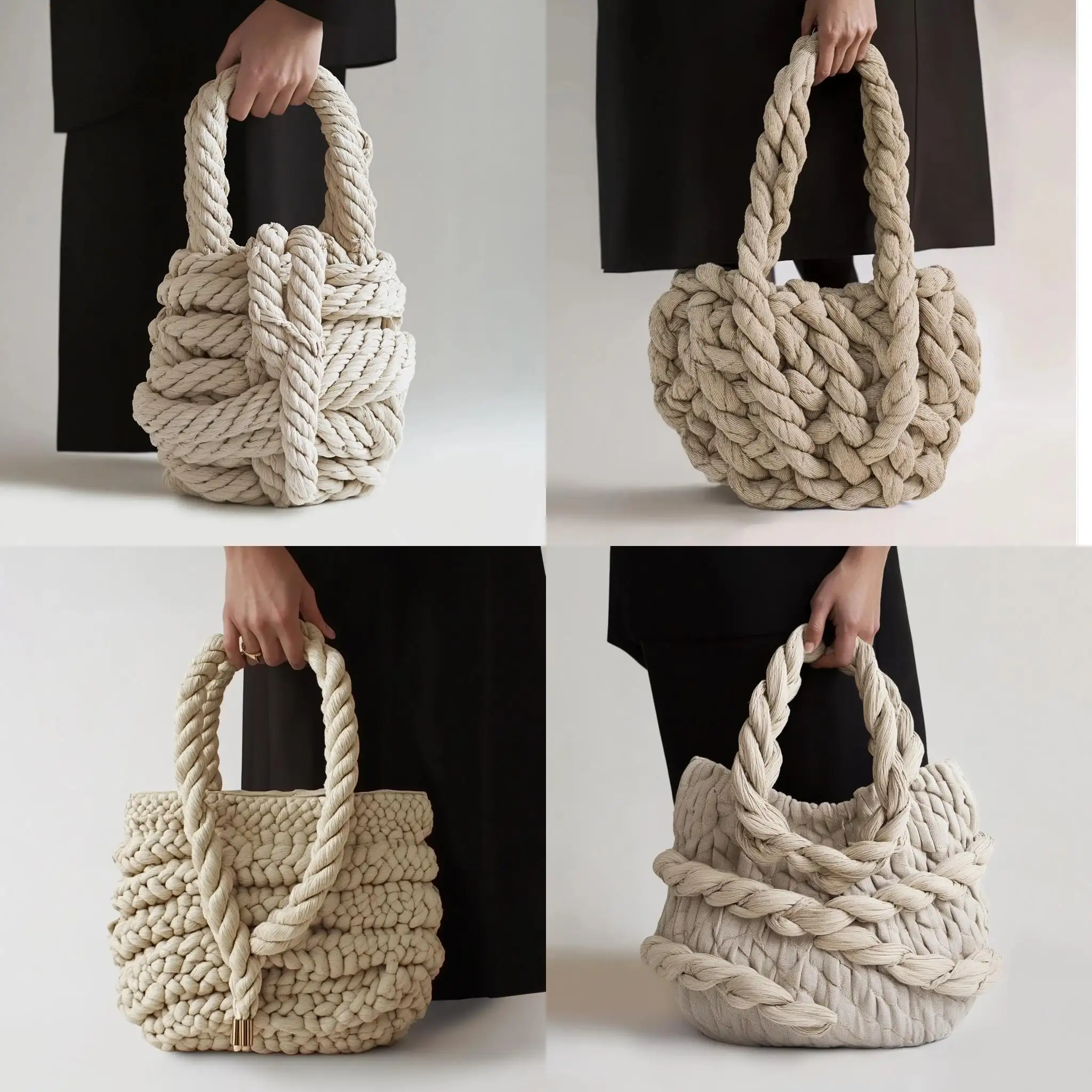 Contemporary-HandWoven-Rope-Bags-with-Intricate-Knot-Designs