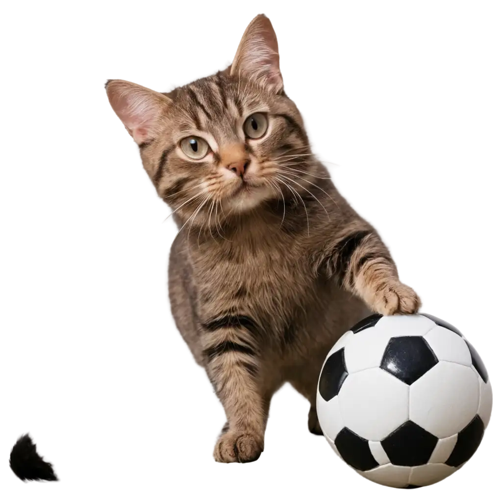 HighQuality-PNG-Image-of-a-Cat-Playing-Soccer-Enhance-Your-Content-with-Clarity-and-Detail