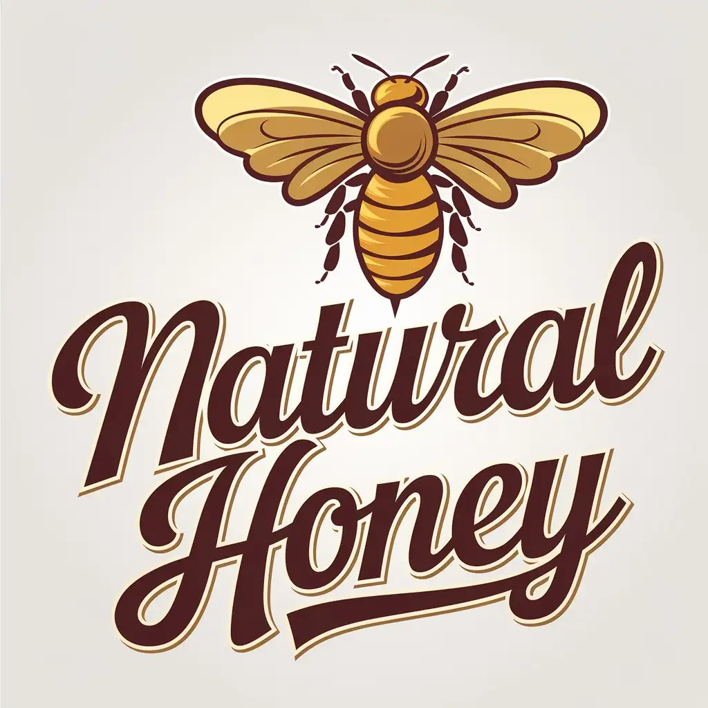 LOGO-Design-For-Natural-Honey-Vector-Design-with-Bee-Symbol-and-Clear-Background