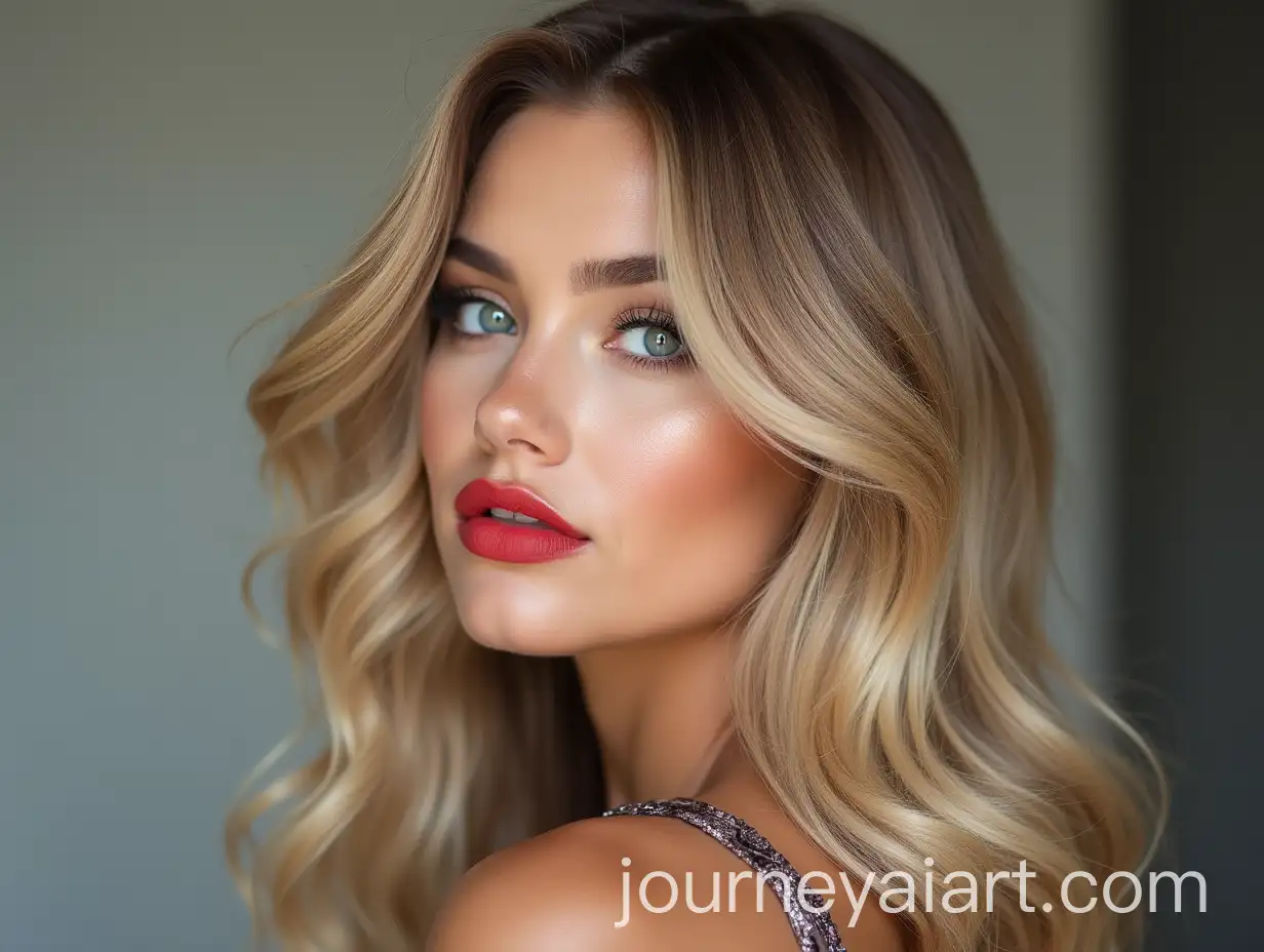 Glamorous-Girl-with-Balayage-Blonde-Hair-and-Hollywood-Waves