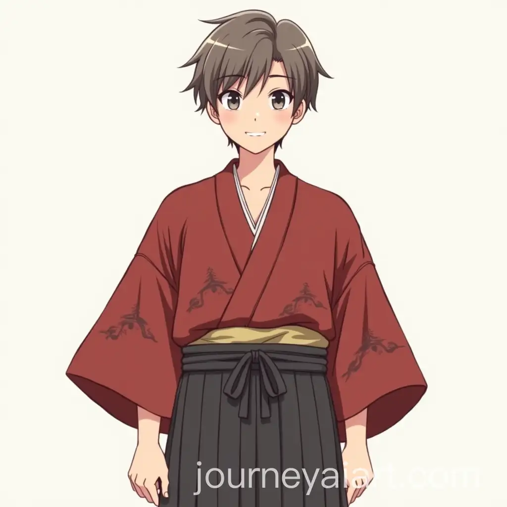 Anime-Male-Teen-in-TraditionalAI-Art-Prompt-Expansion-Japanese-Yukata-with-Elegant-Pattern