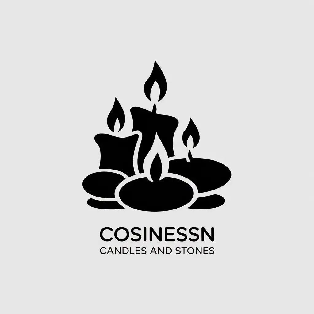 LOGO-Design-for-CosinesSnCandles-and-StoneS-Elegant-Spa-Industry-Emblem-with-Candles-and-Stone-Elements