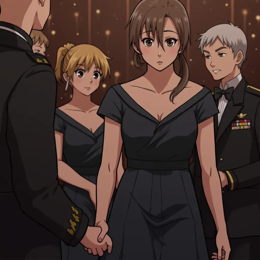 (Navy_SEALs) Girl at the annual Navy ball