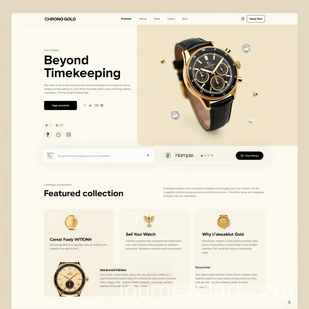 Luxury-Watch-Brand-Chrono-Gold-Landing-Page-with-Gold-Timepiece-and-Elegant-Design