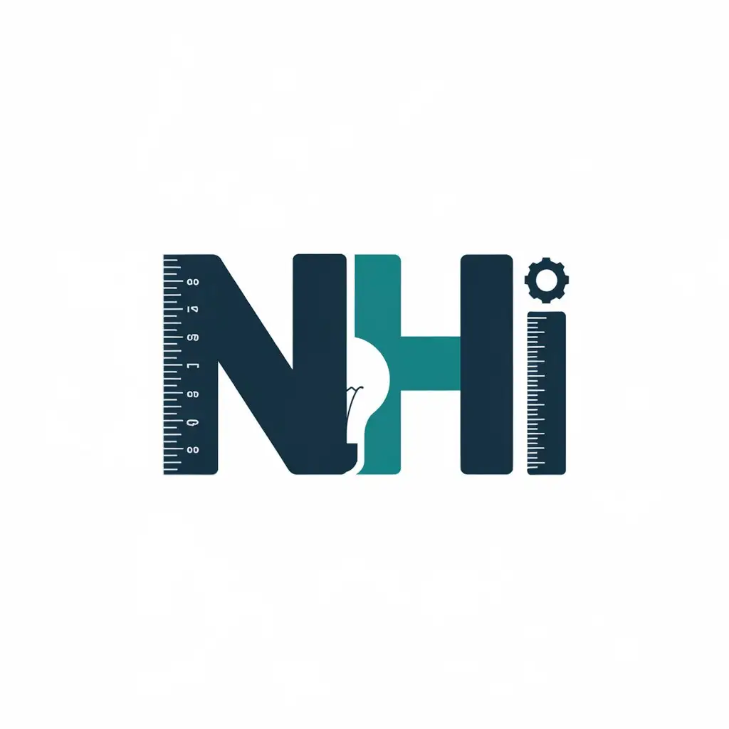 LOGO Design For NHi Innovative Precision Measurement Engineering Vector Logo