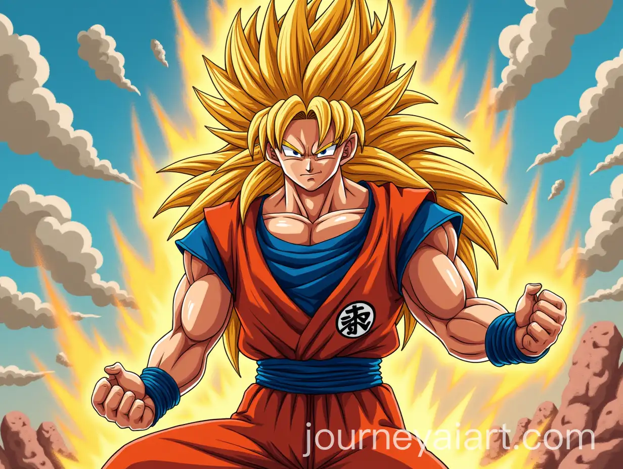 Goku-Super-Saiyan-4-Transformation-in-Action