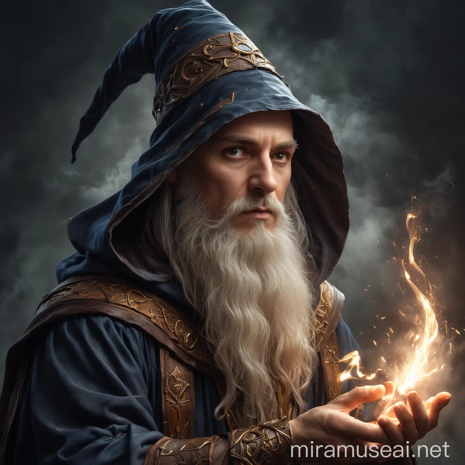 Grzegorz Braun Wizard Fantasy Portrait