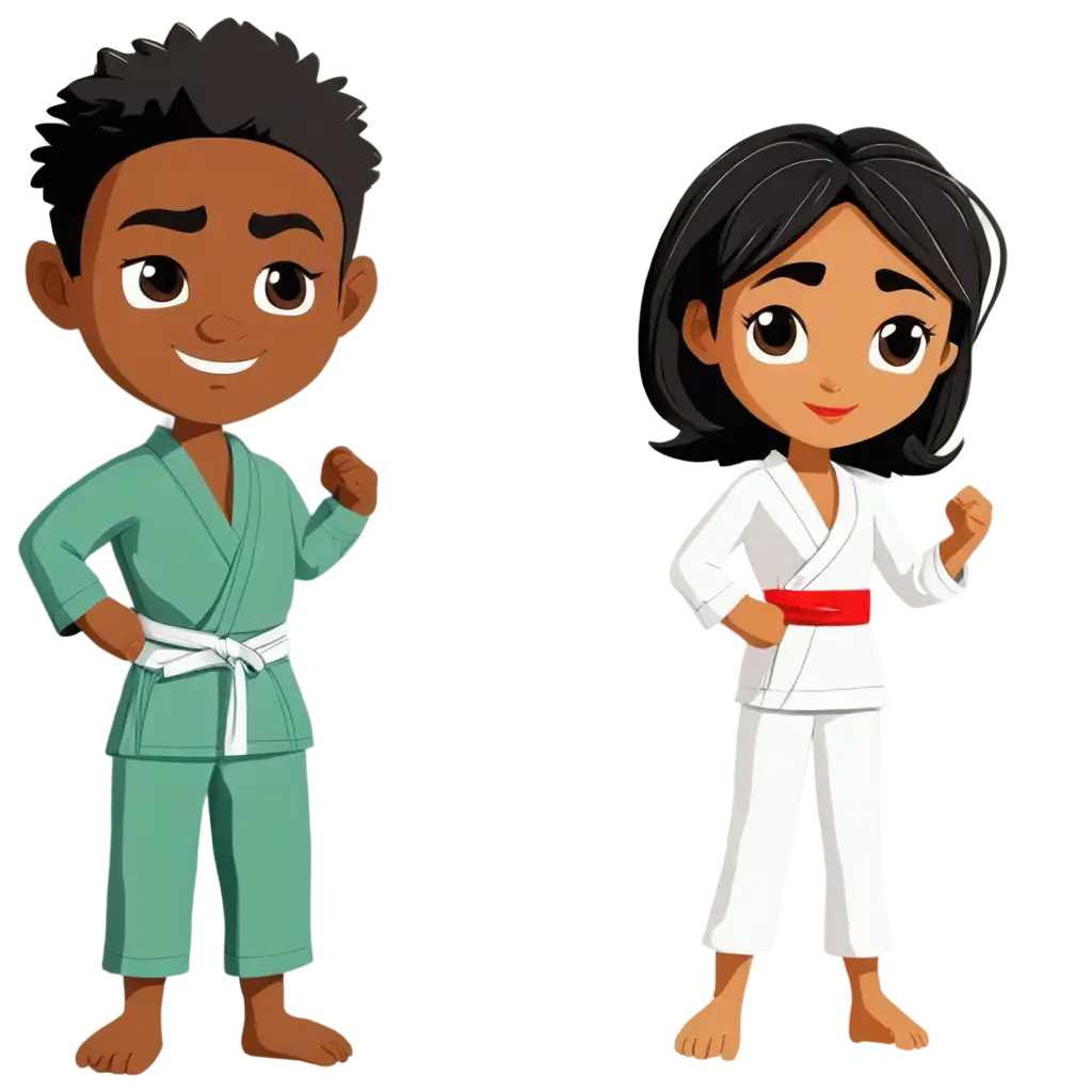 Karate-Kid-Vector-Cartoon-PNG-Dynamic-Martial-Arts-Illustration