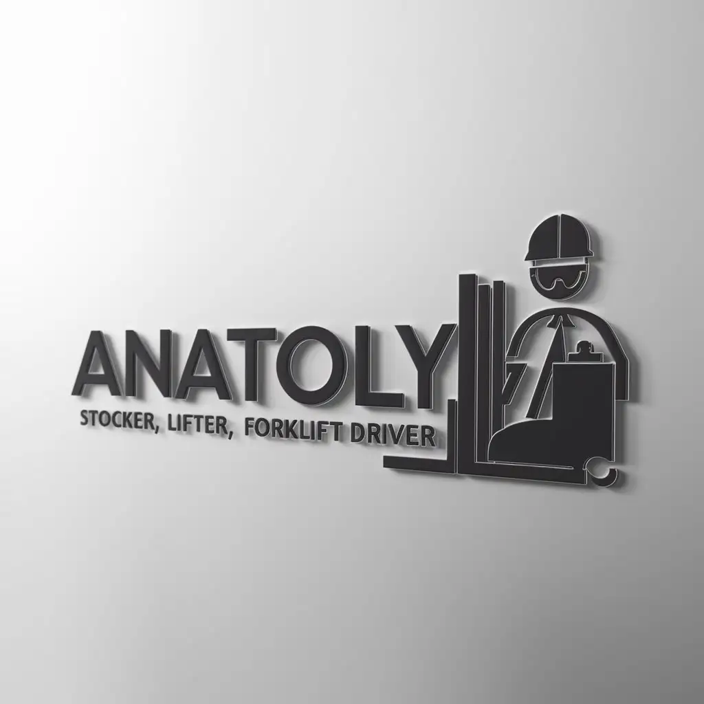 LOGO-Design-for-Anatoly-Stocker-Lifter-Porter-Forklift-Driver-Theme