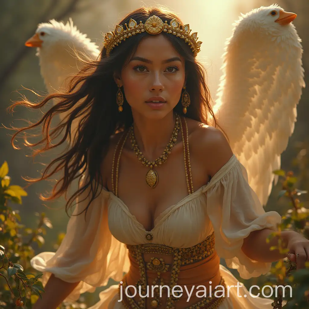 Goddess-in-a-Divine-Pose-with-Radiant-Energy