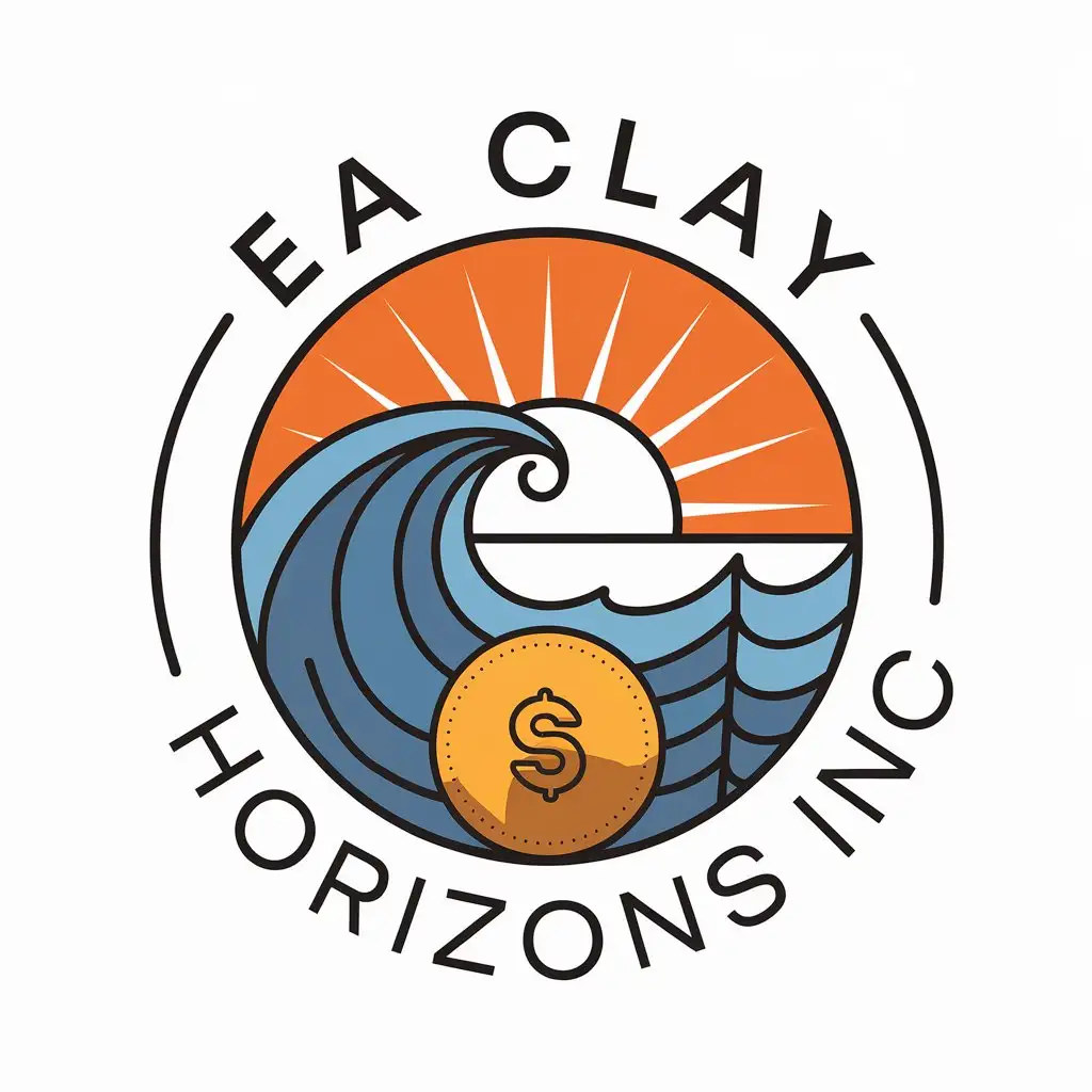 LOGO Design for Ea Clay Horizons Inc Sunrise and Horizon Theme