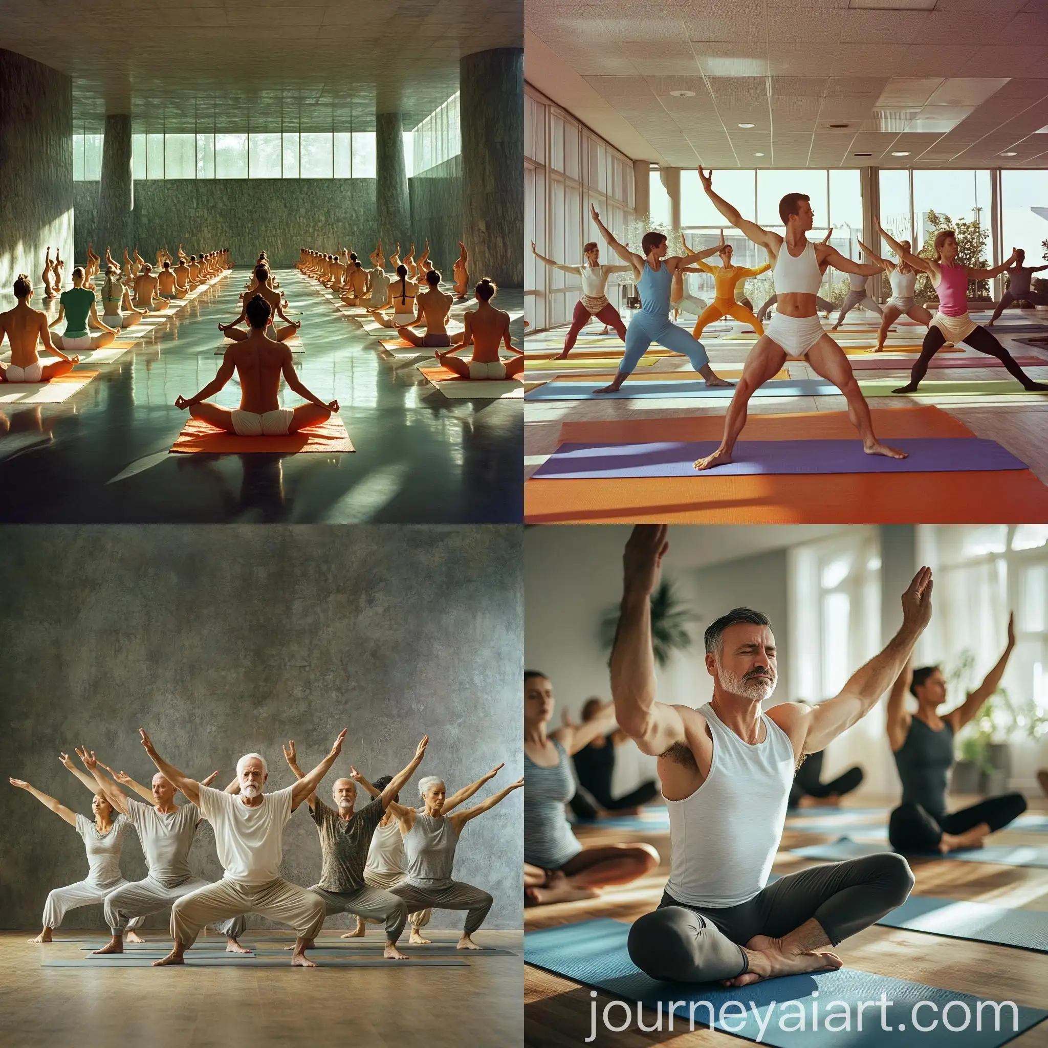 Yoga-Class-with-Diverse-Adults-Practicing-Various-Poses