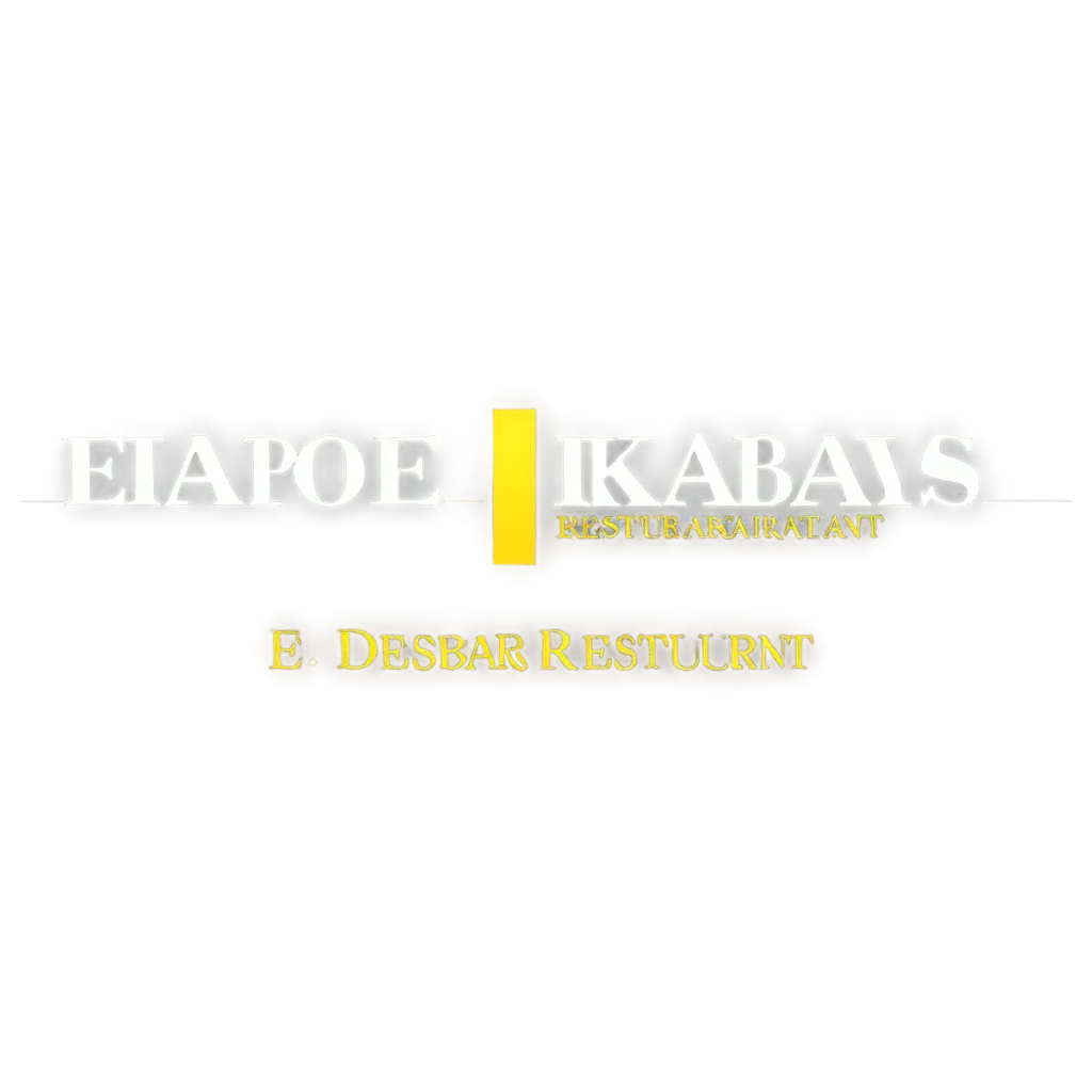 Darbar-e-Khaas restaurant logo in english in bright color