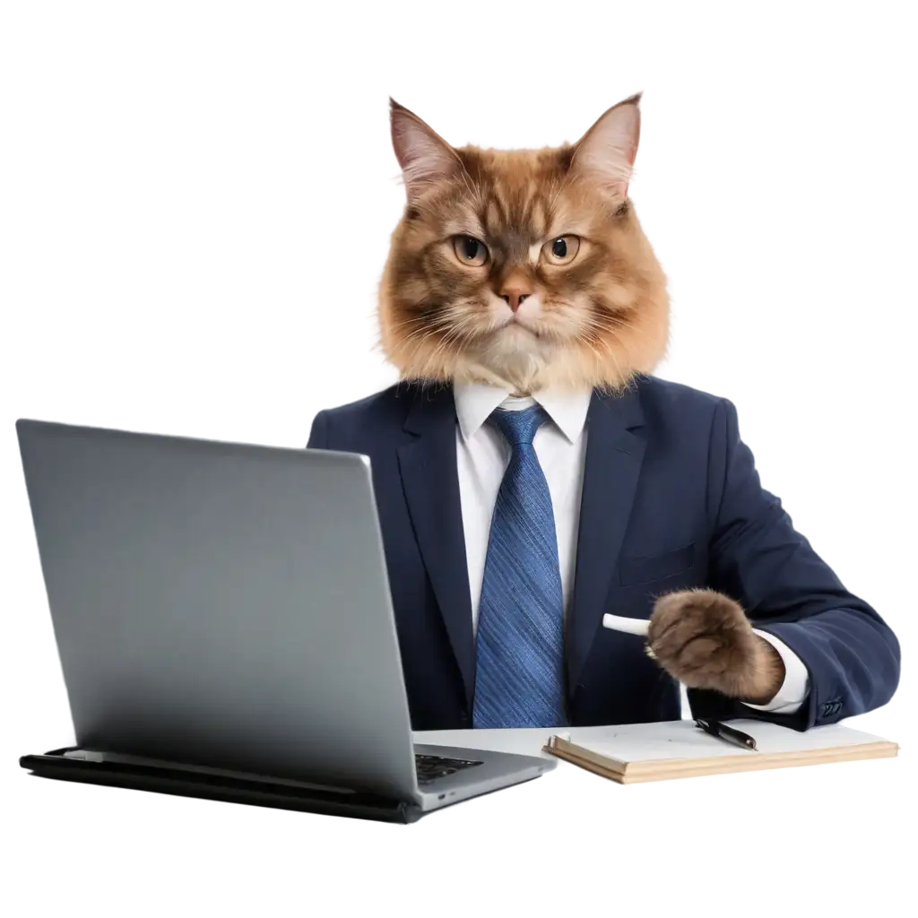 Business-Cat-in-a-Suit-PNG-Ideal-for-Professional-and-Creative-Applications