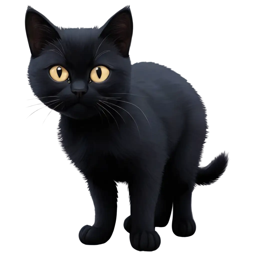 Cute-Dark-Black-Cat-PNG-Image-for-HighQuality-Web-Use