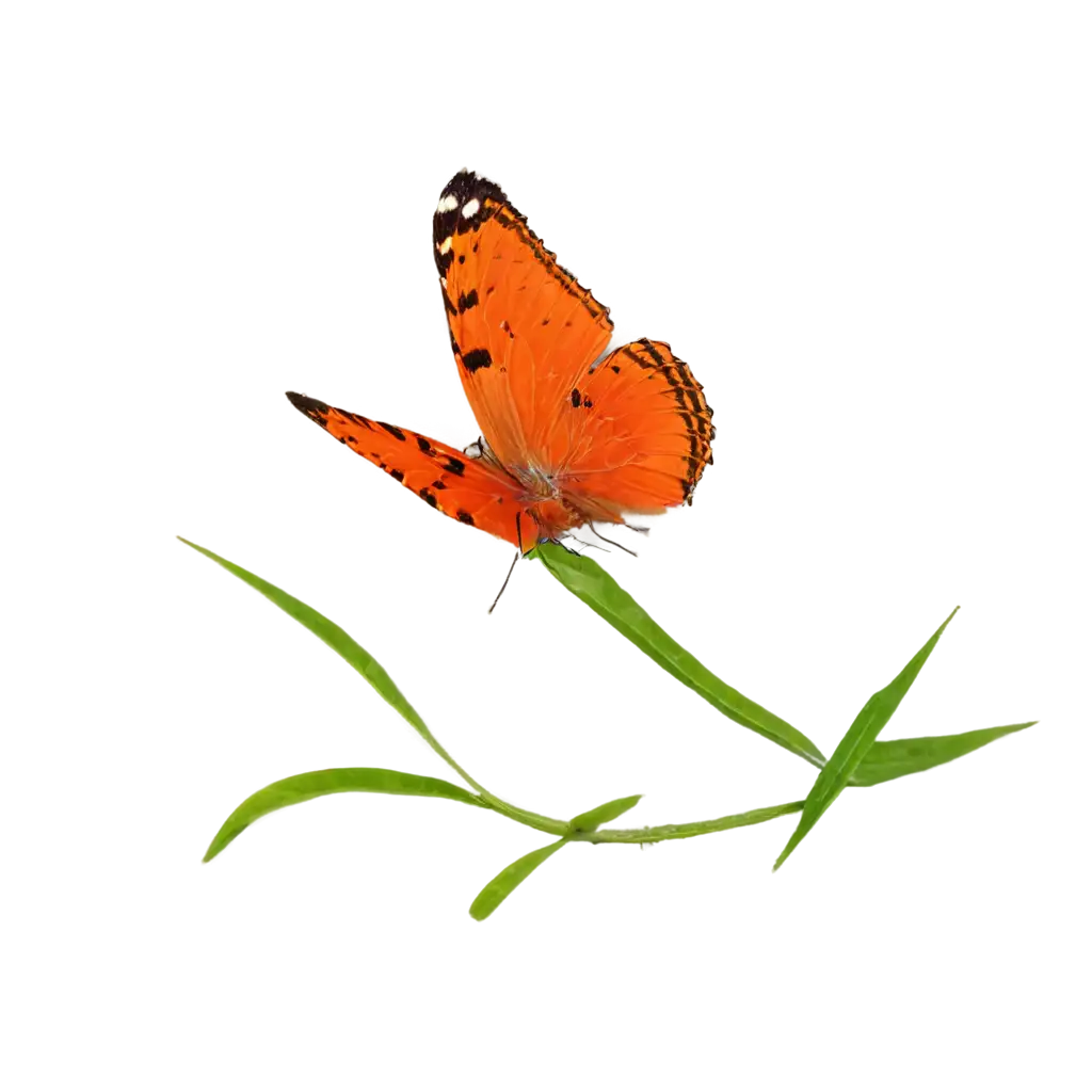 Stunning-Pretty-Orange-Butterfly-PNG-for-Versatile-Digital-Use