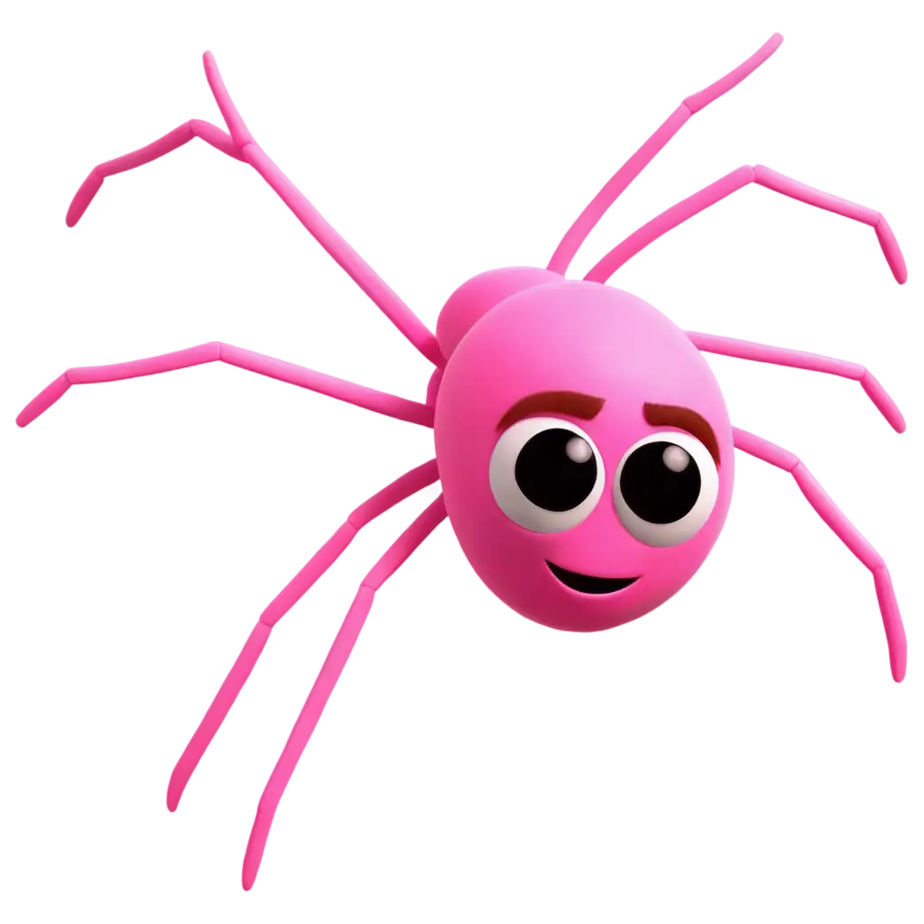 3D-Pixar-Animation-Style-Pink-Spider-PNG-Image-Creative-and-Vibrant-Digital-Art