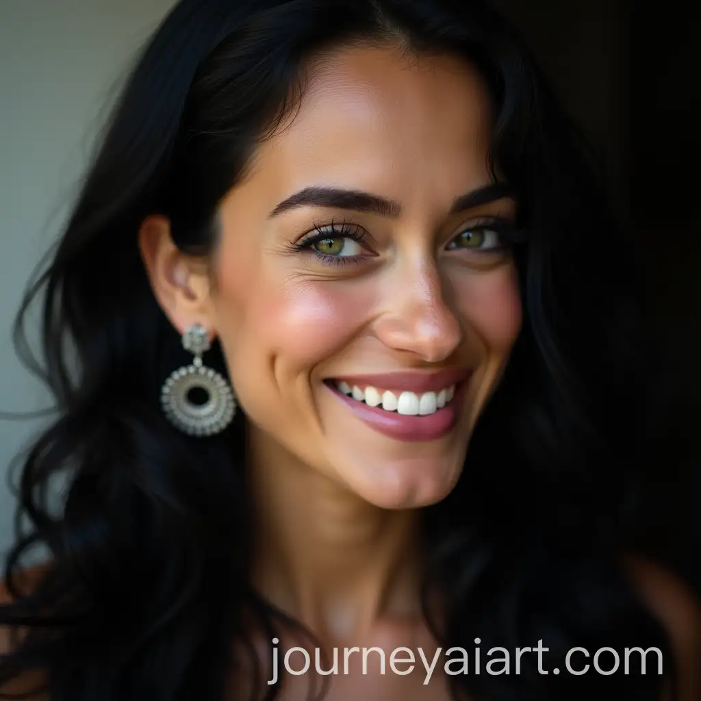 Premium-Portrait-Photography-of-a-Beautiful-Woman-with-Green-Eyes-and-Long-Black-Hair