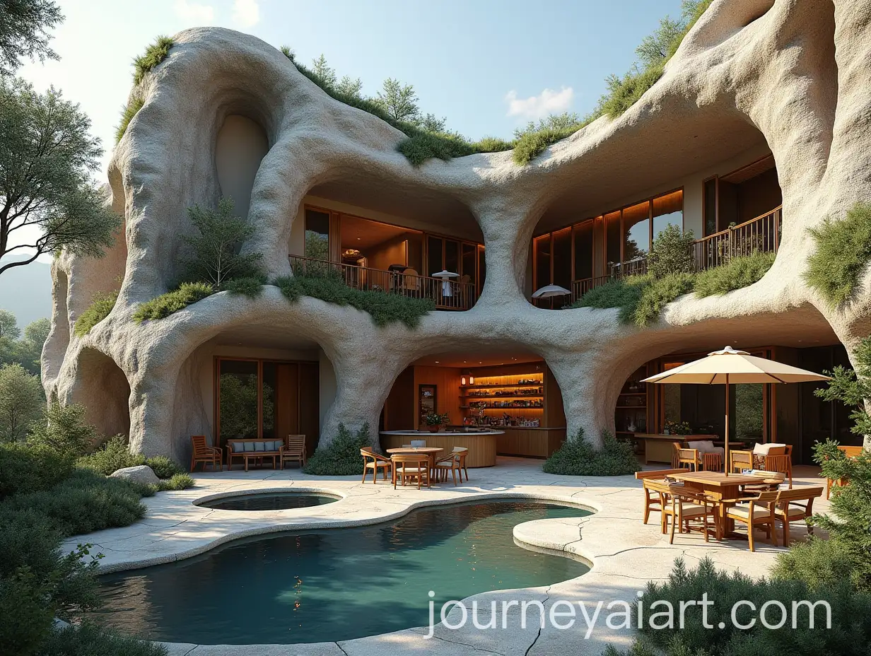 Rock-Mountain-Culinary-Hub-with-Vertical-Gardens-and-Cavelike-Interior-Design