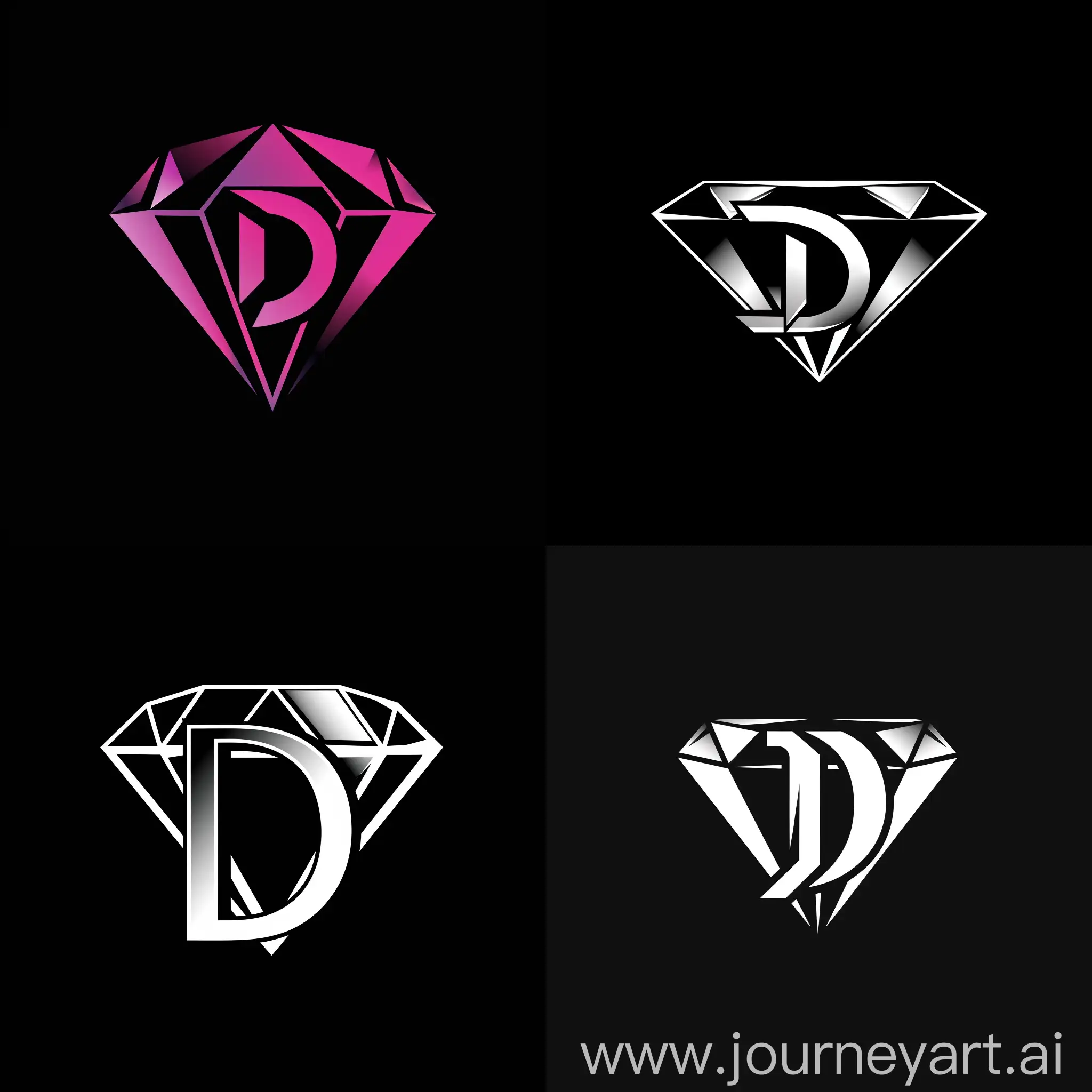 Diamond-and-Letter-D-Logo-Design