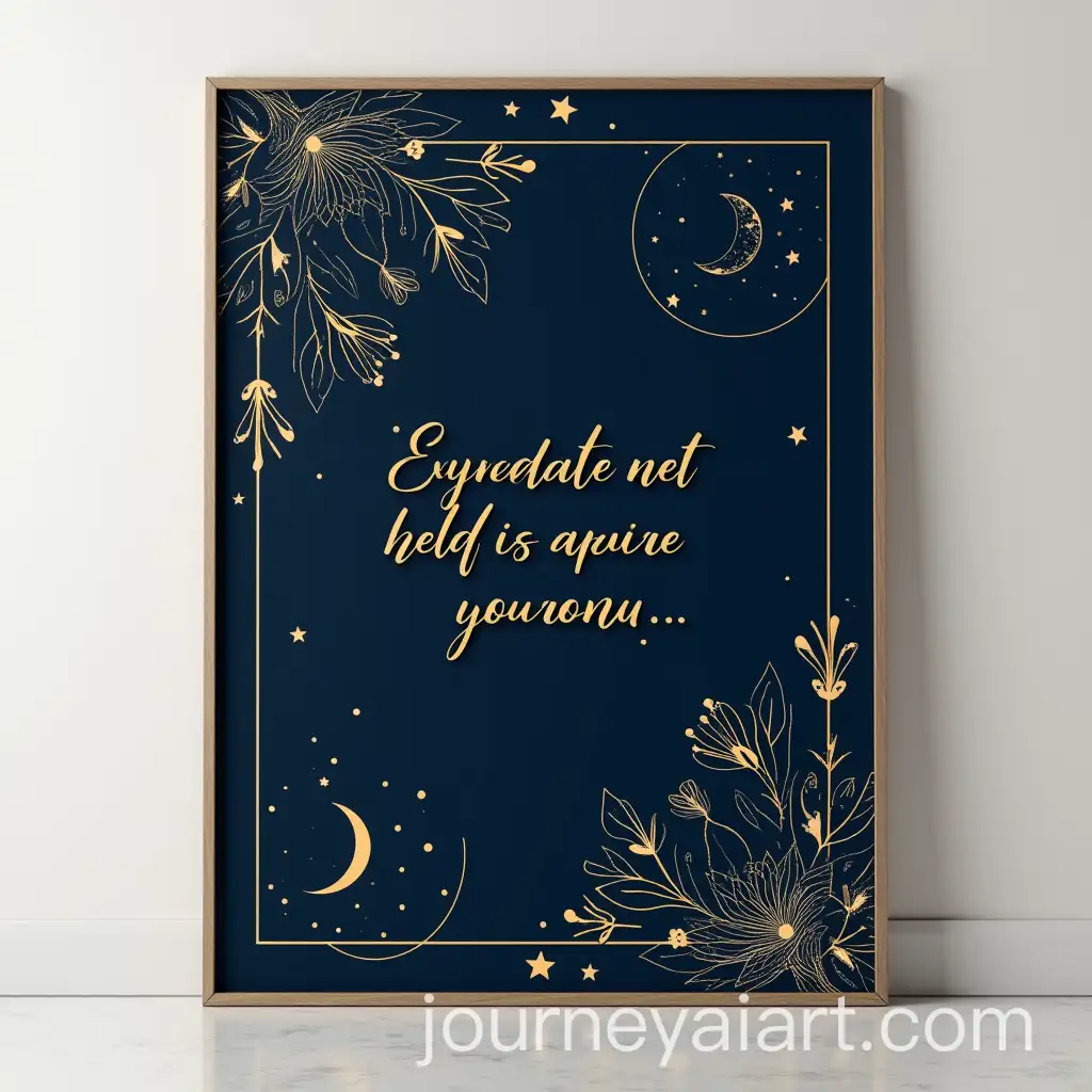 Elegant-Celestial-Poster-Design-with-Moon-Phases-and-Floral-Accents