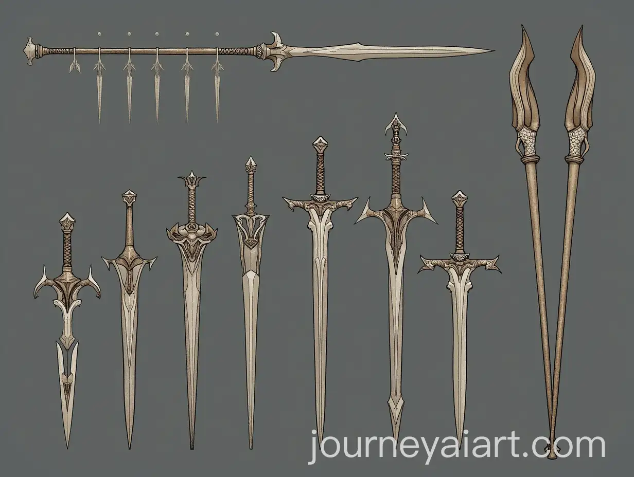 Ceramic-Daggers-Swords-and-Spears-Made-of-Etherium-in-Battle