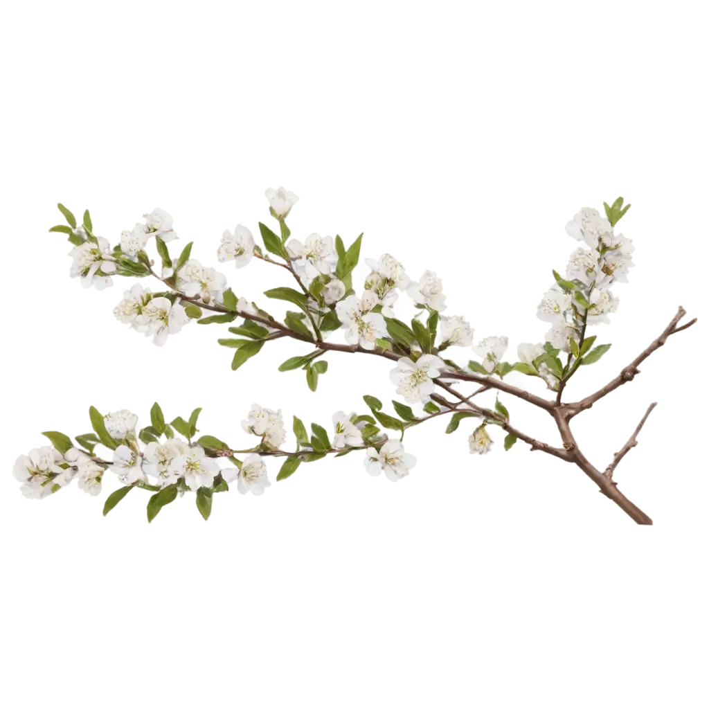 HighQuality-PNG-Image-of-Flowering-Hawthorn-Branch-with-Thick-Branches-and-Full-Flowers