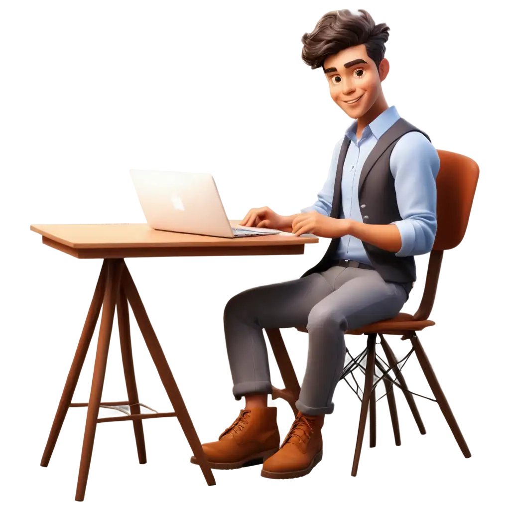 Young-Man-Cartoon-Style-Graphic-Designer-PNG-Image-Creative-Artistic-Design