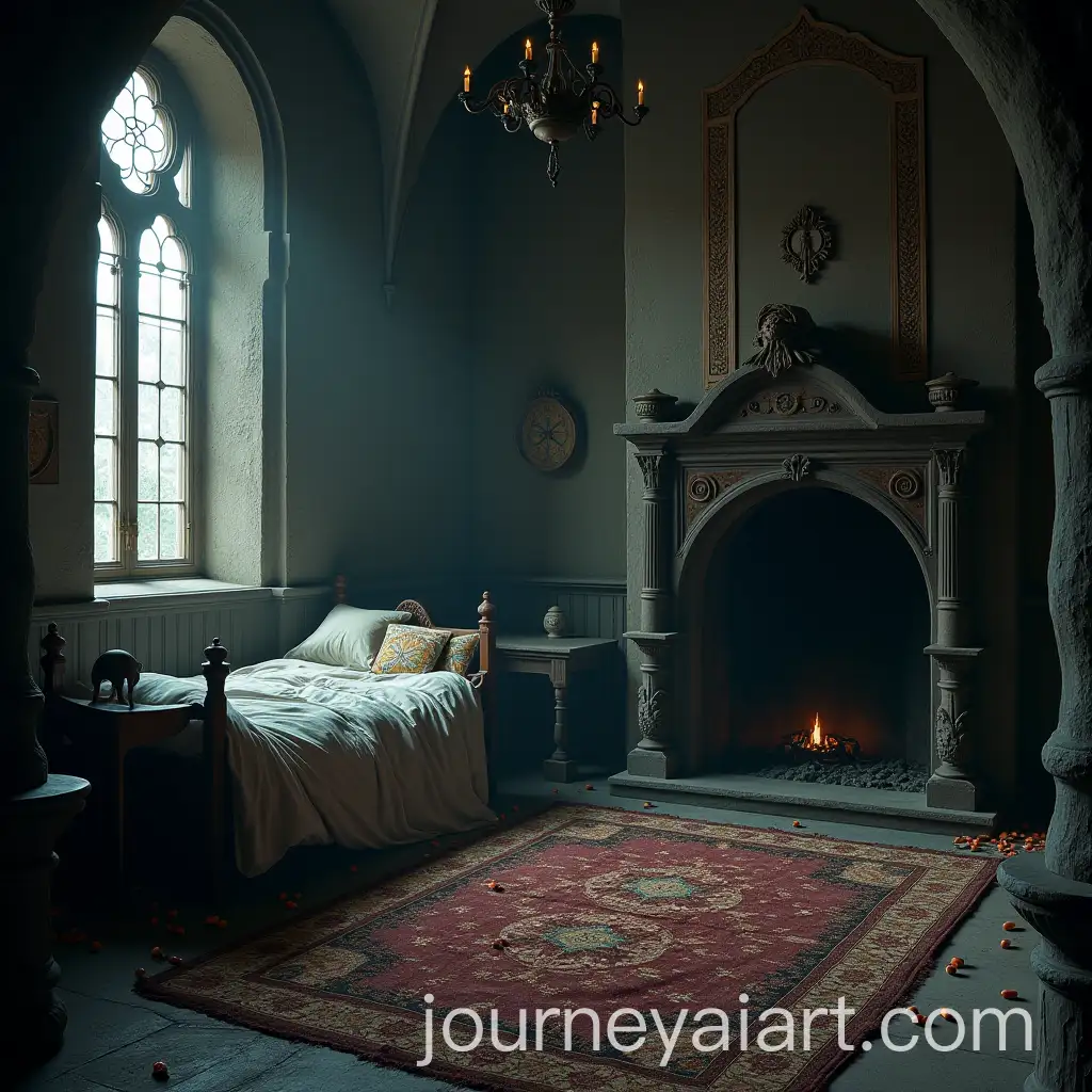 Victorian-Gothic-Sleep-Supplements-Poster-Featuring-an-Ancient-Vampire-Theme