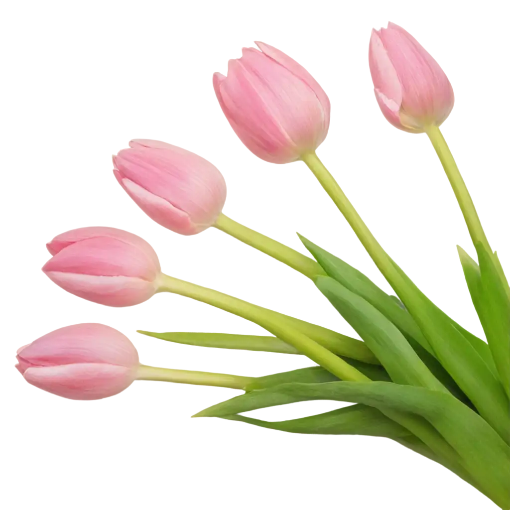 HighQuality-PNG-of-Pink-Tulips-Gathered-in-a-Bouquet-for-Stunning-Visuals