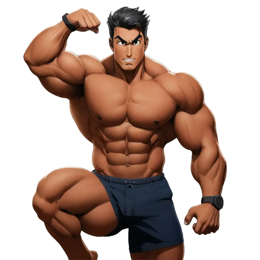 Body-Builder-Anime-Men-PNG-Image-Powerful-and-Dynamic-Art-for-Online-Content