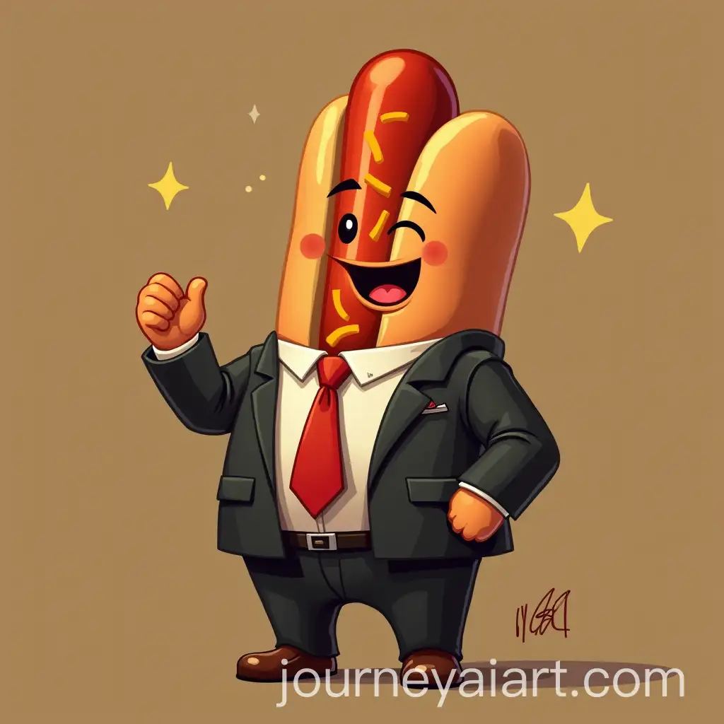 Stylish-Hotdog-in-a-Formal-Suit