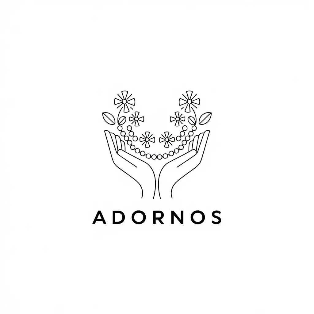 LOGO-Design-for-Adornos-Minimalistic-Hands-Beads-and-Flowers-with-a-Clear-Background