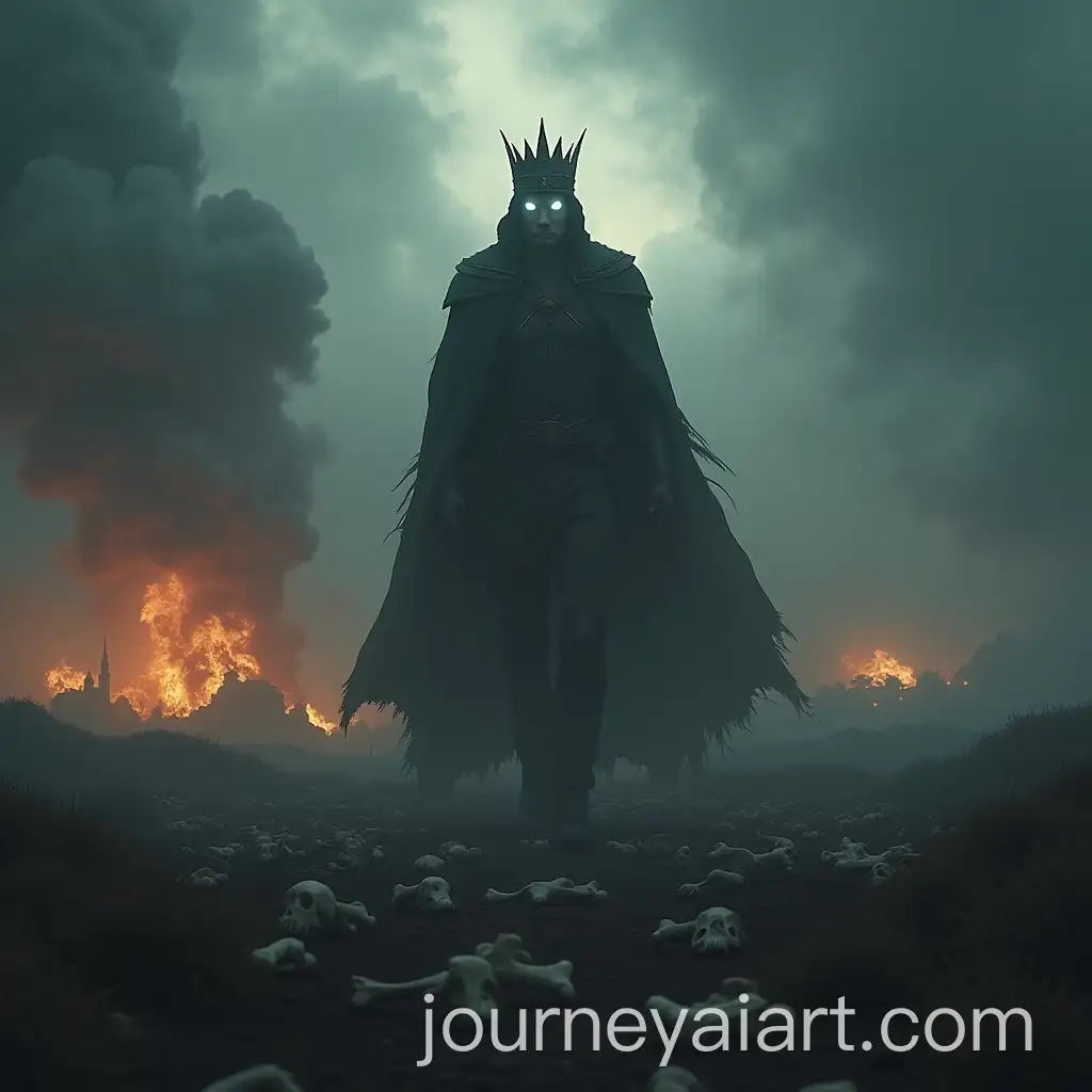 Dark-Prince-Leading-Legion-of-Darkness-in-Foggy-Landscape-with-Glowing-Eyes-and-Fire