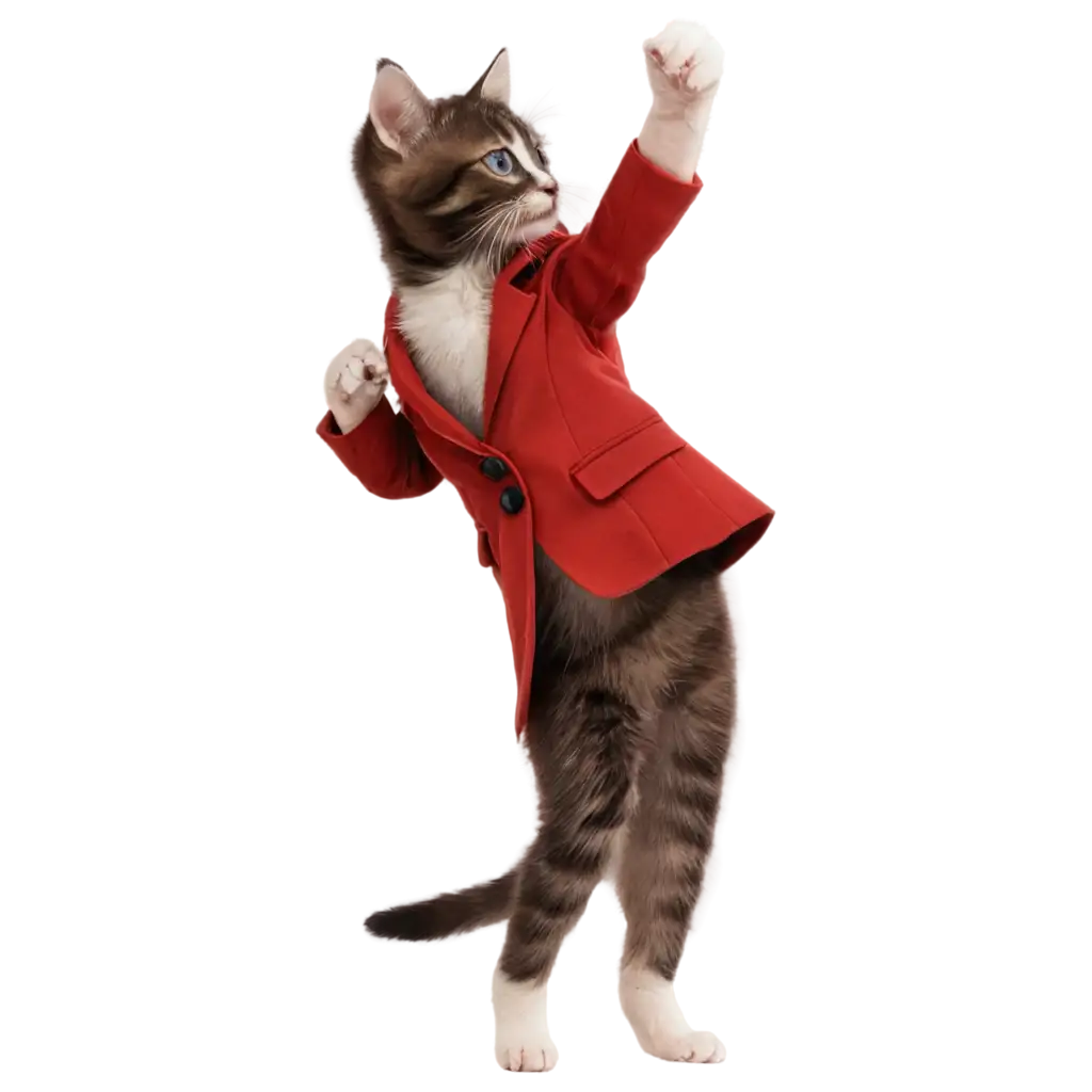 Kitten-in-a-Coat-Dancing-Tango-with-Another-Kitty-PNG-Adorable-HighQuality-Image-for-Your-Projects