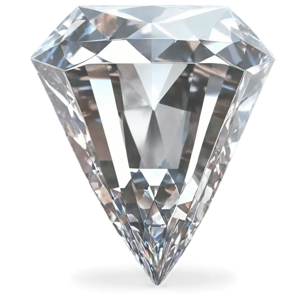 3d one big realistic diamond