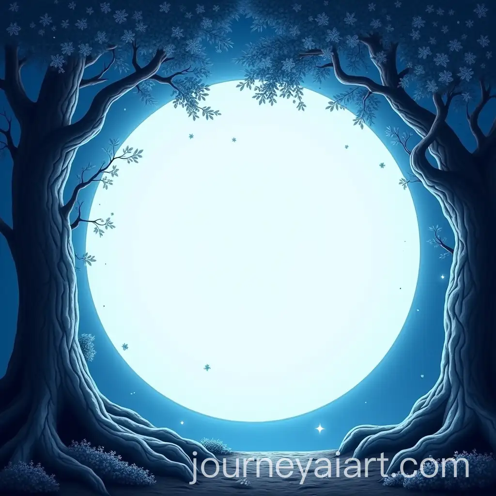 Enchanted-Forest-with-Mystical-Moon-and-Shining-Blue-Aura-for-Facebook-Profile-Picture
